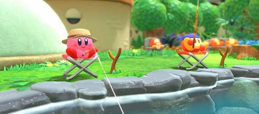 Опубликованы новые скриншоты и трейлер игры Kirby and the Forgotten Land