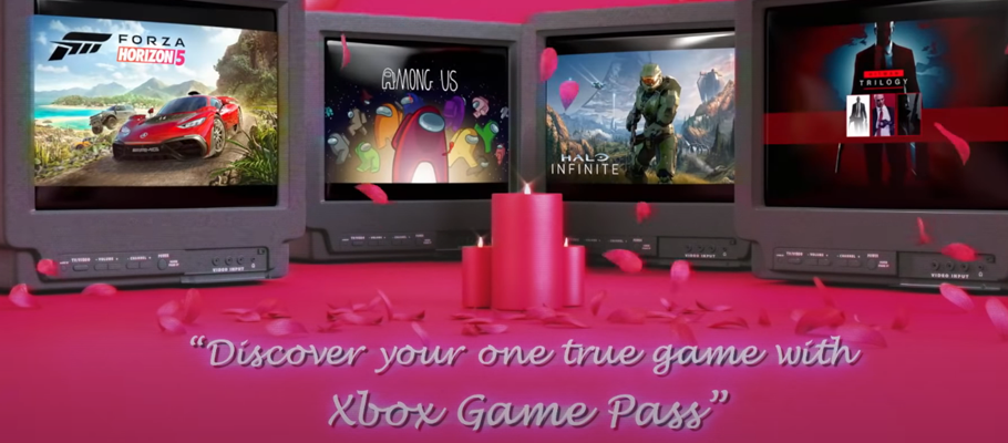 Найди свою единственную и неповторимую игру в Xbox Game Pass! Забавная реклама сервиса к 14 февраля